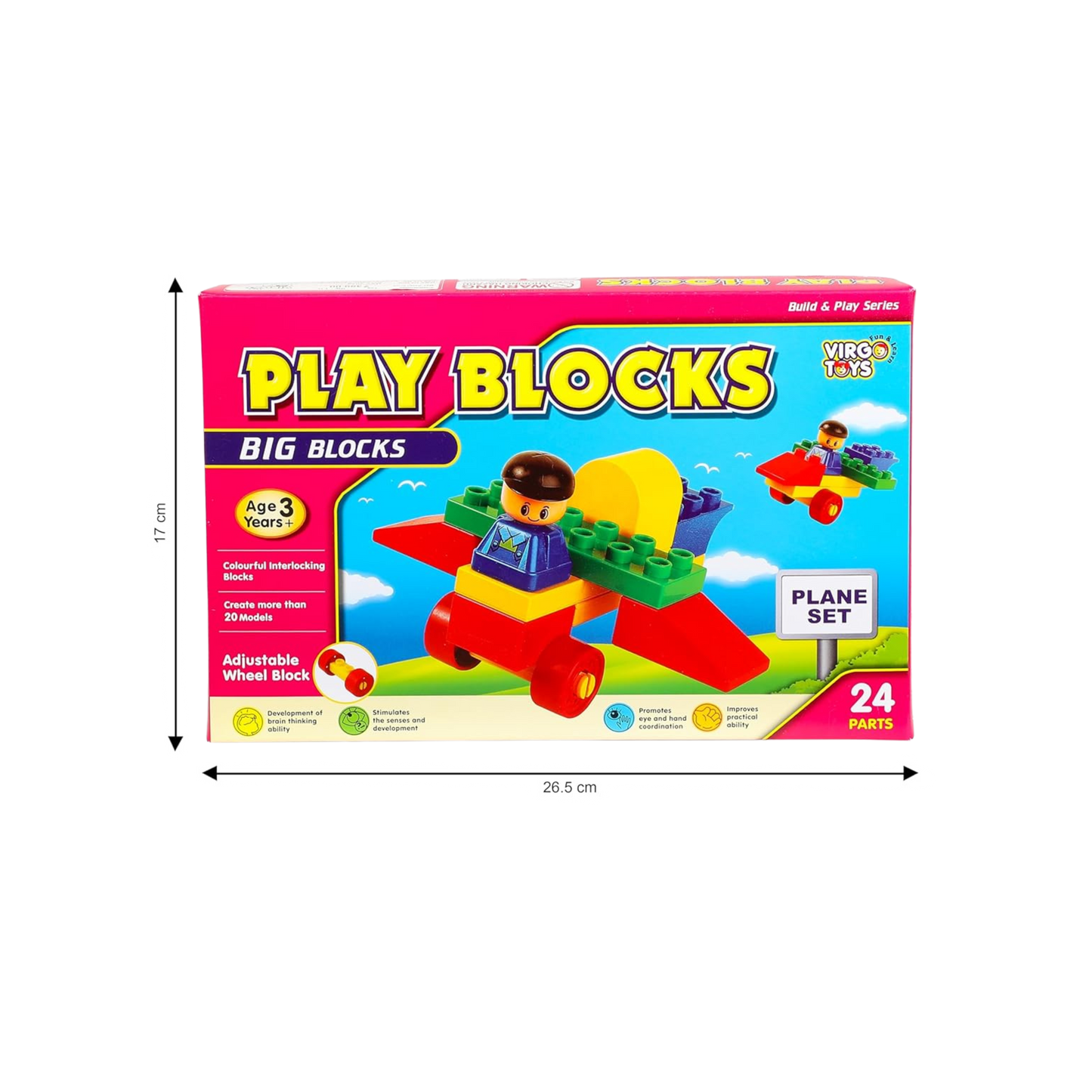 PLAY BLOCKS - PLANE SET