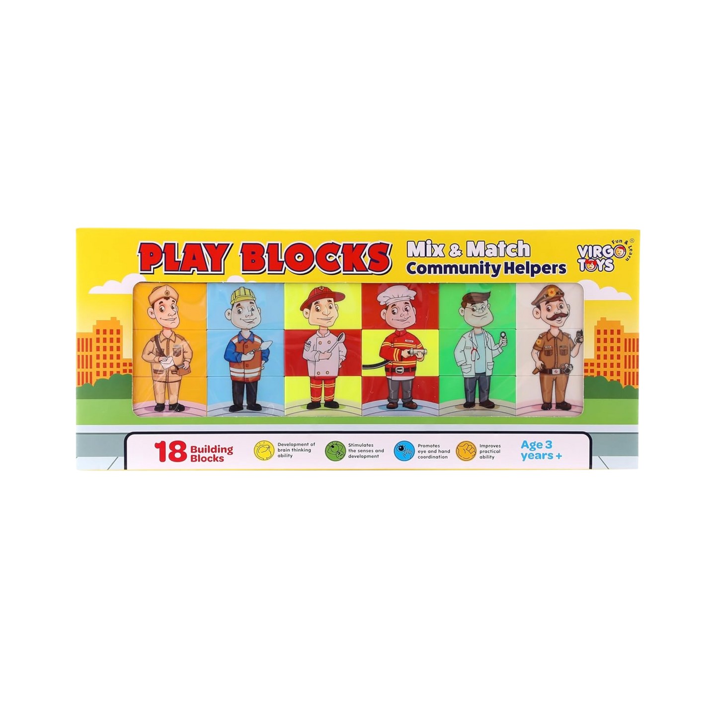 PLAY BLOCK MIX N MATCH - COMMUNITY HELPERS