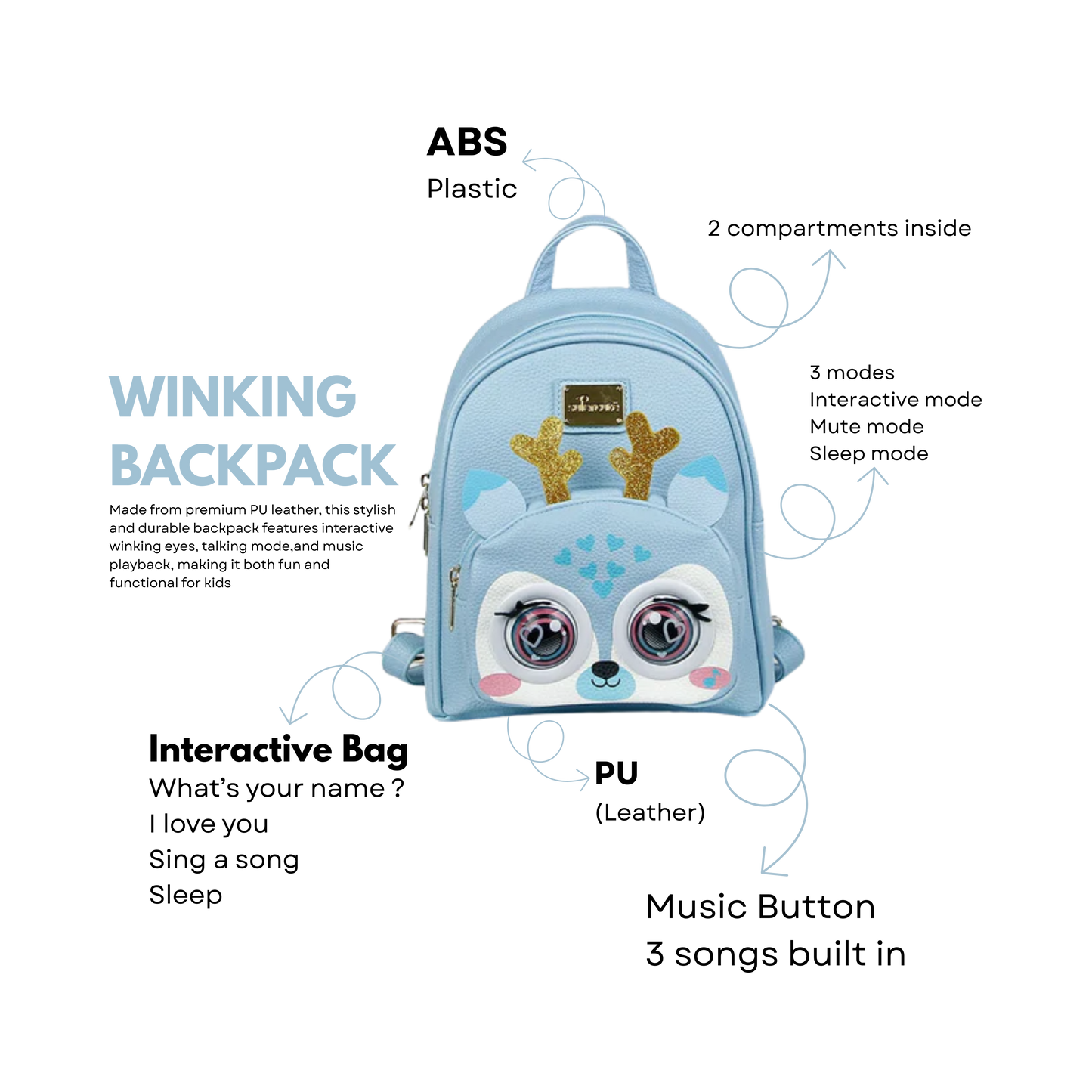 WINKING ELF BAG - FAWN