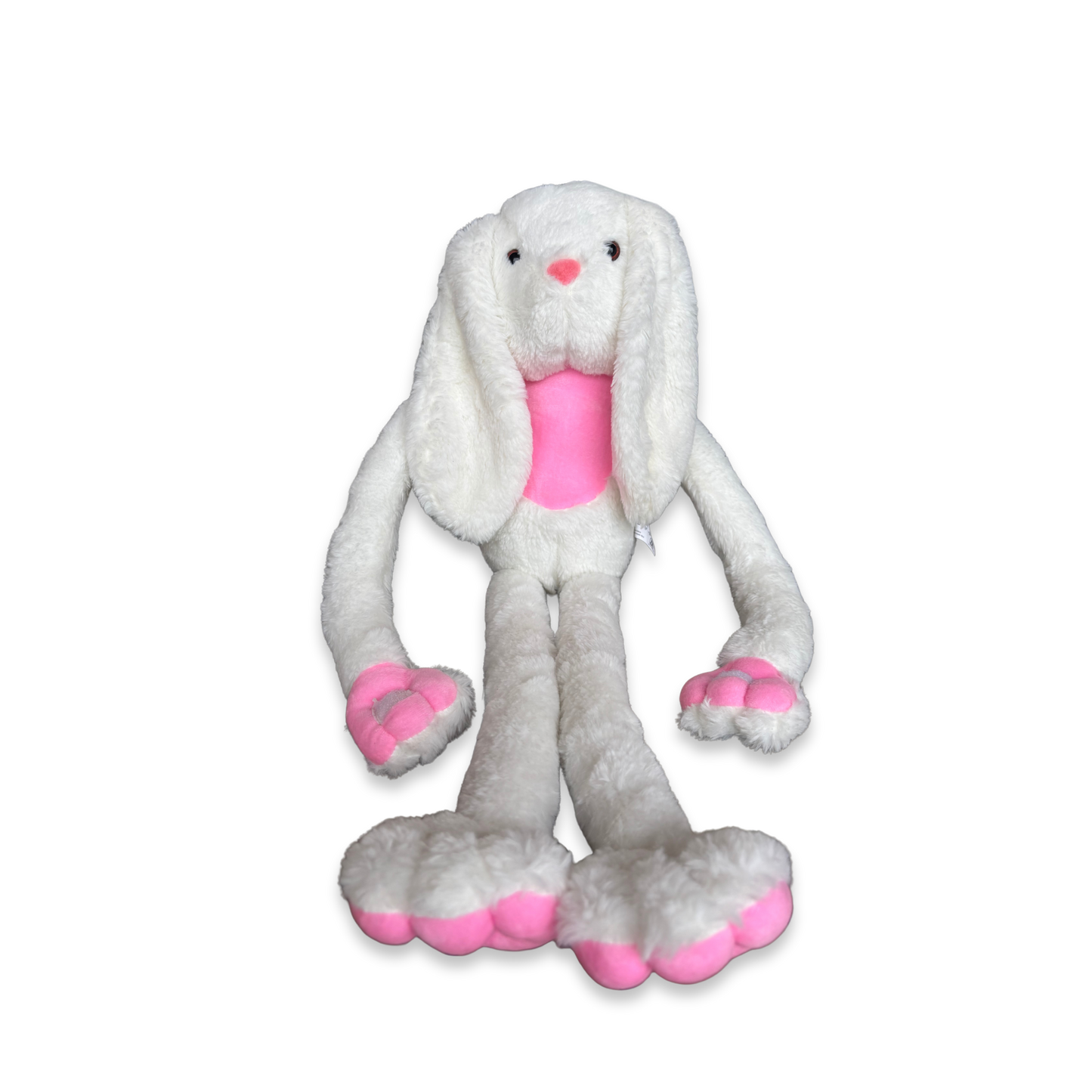 LONG LEGGED WHITE BUNNY SOFT TOY - 62 cm