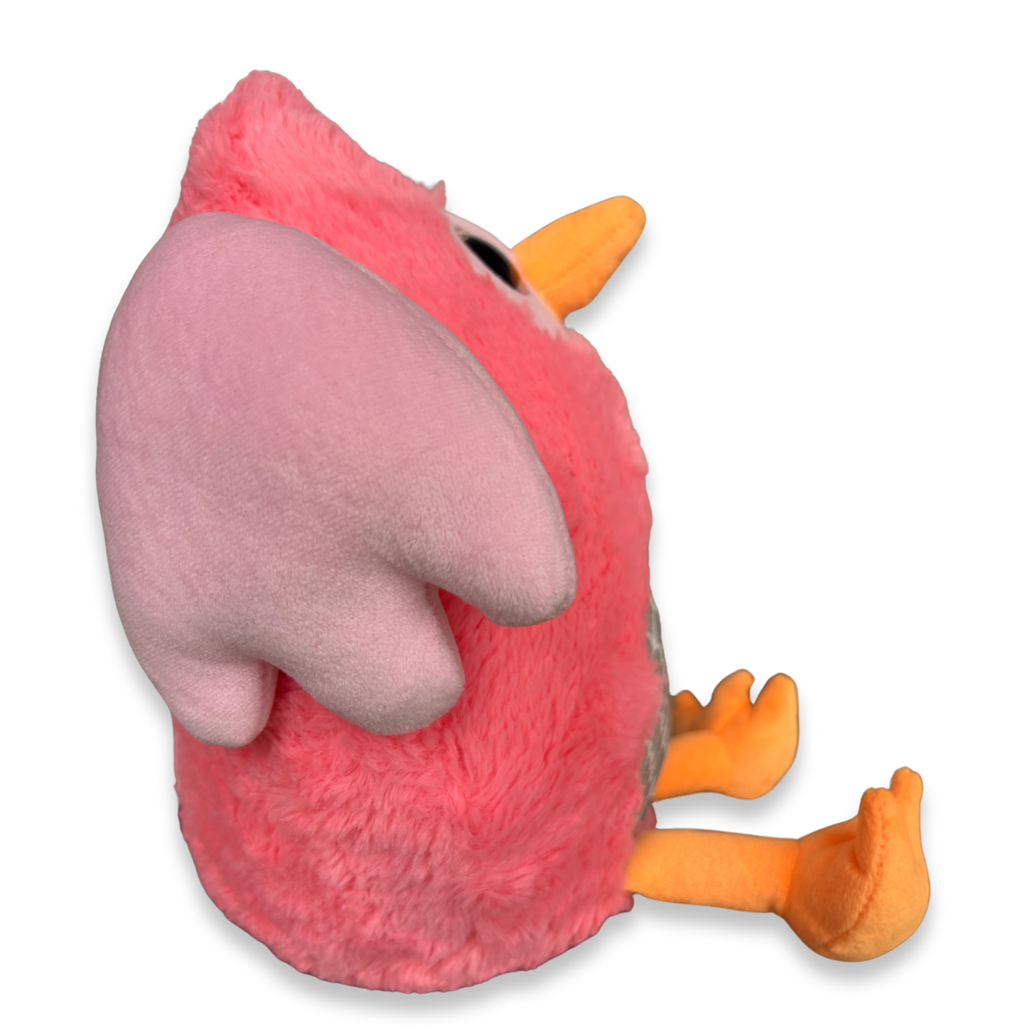 PINK OWL SOFT TOY - 35 CMS