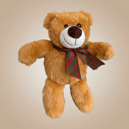CLASSIC TEDDY BEAR WITH BOW - 29 CMS