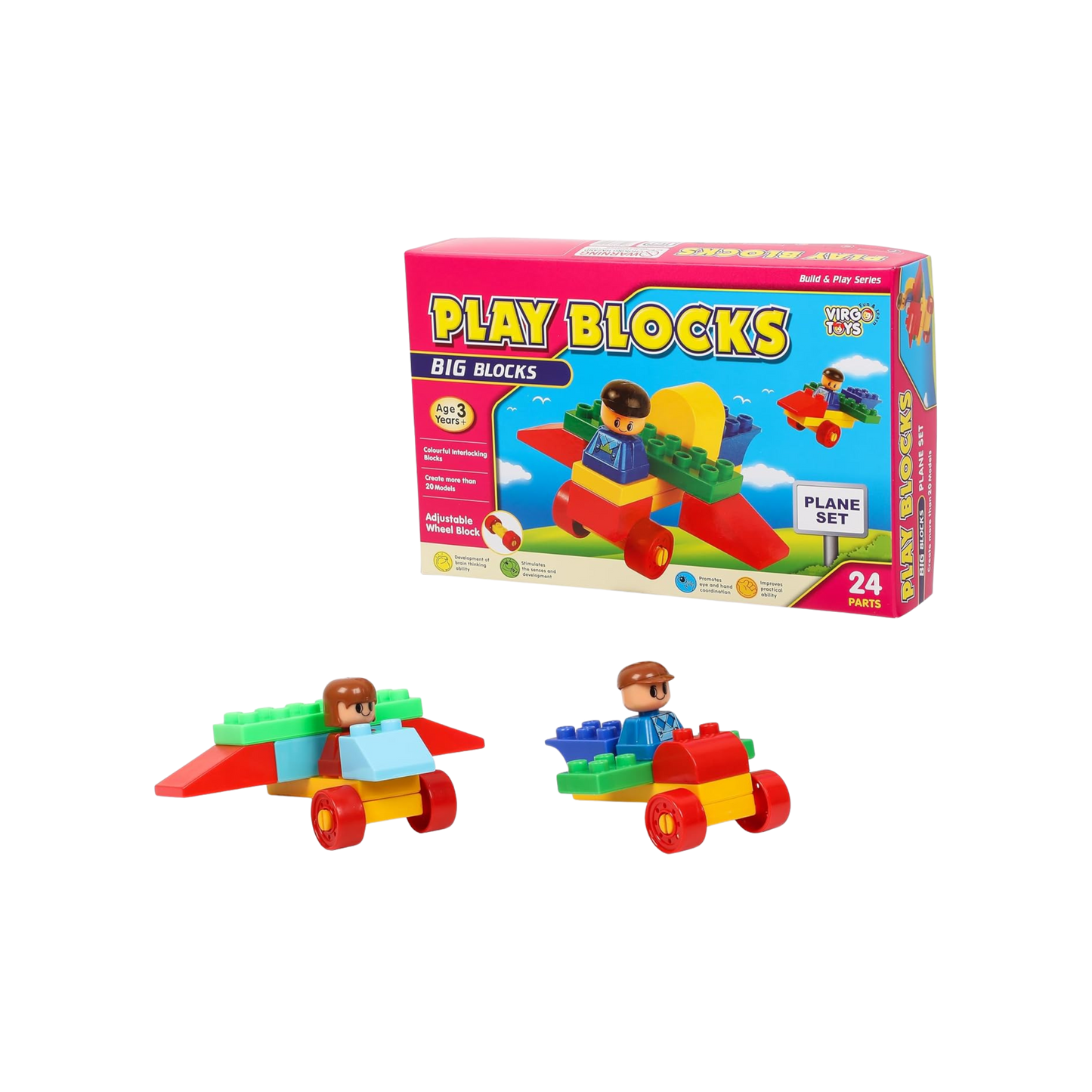 PLAY BLOCKS - PLANE SET