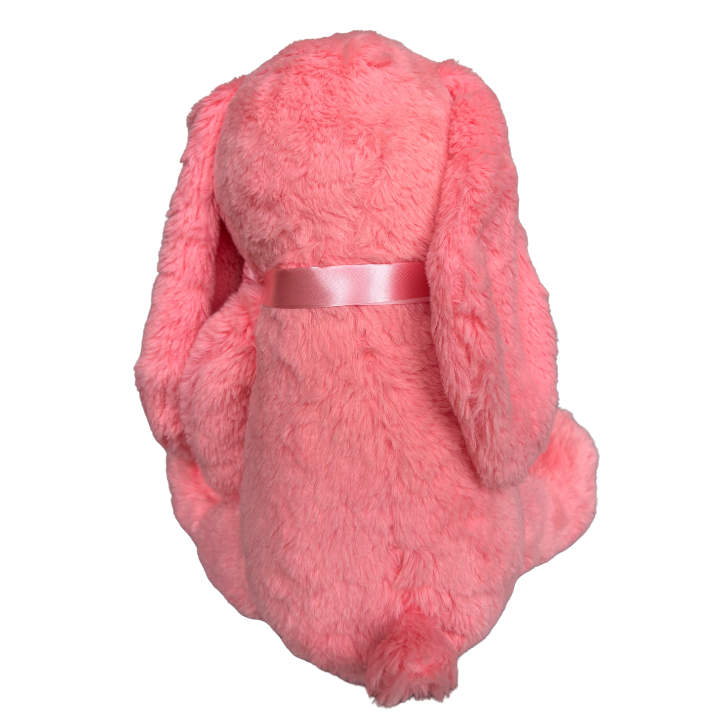 PINK PLUSH BUNNY SOFT TOY WITH SATIN BOW – 36 CM