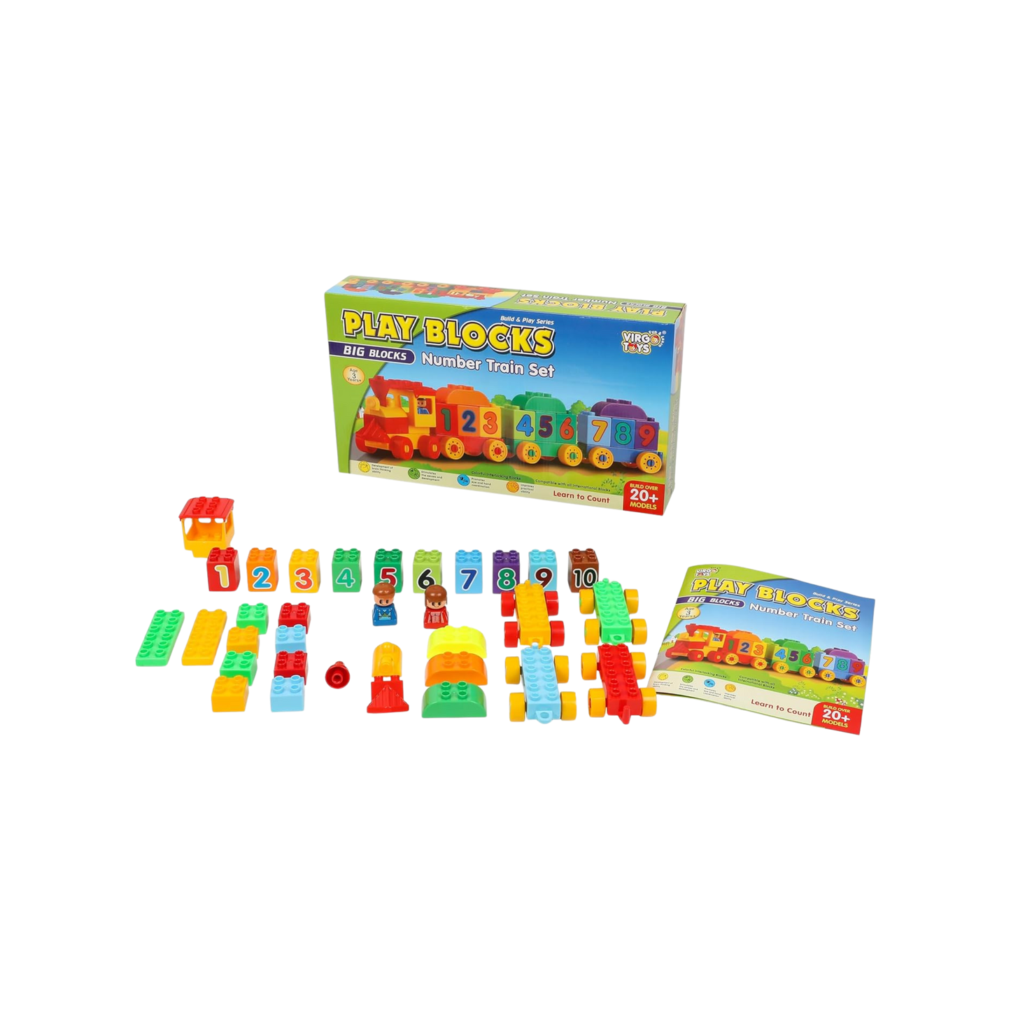 PLAY BLOCKS - NUMBER TRAIN SET