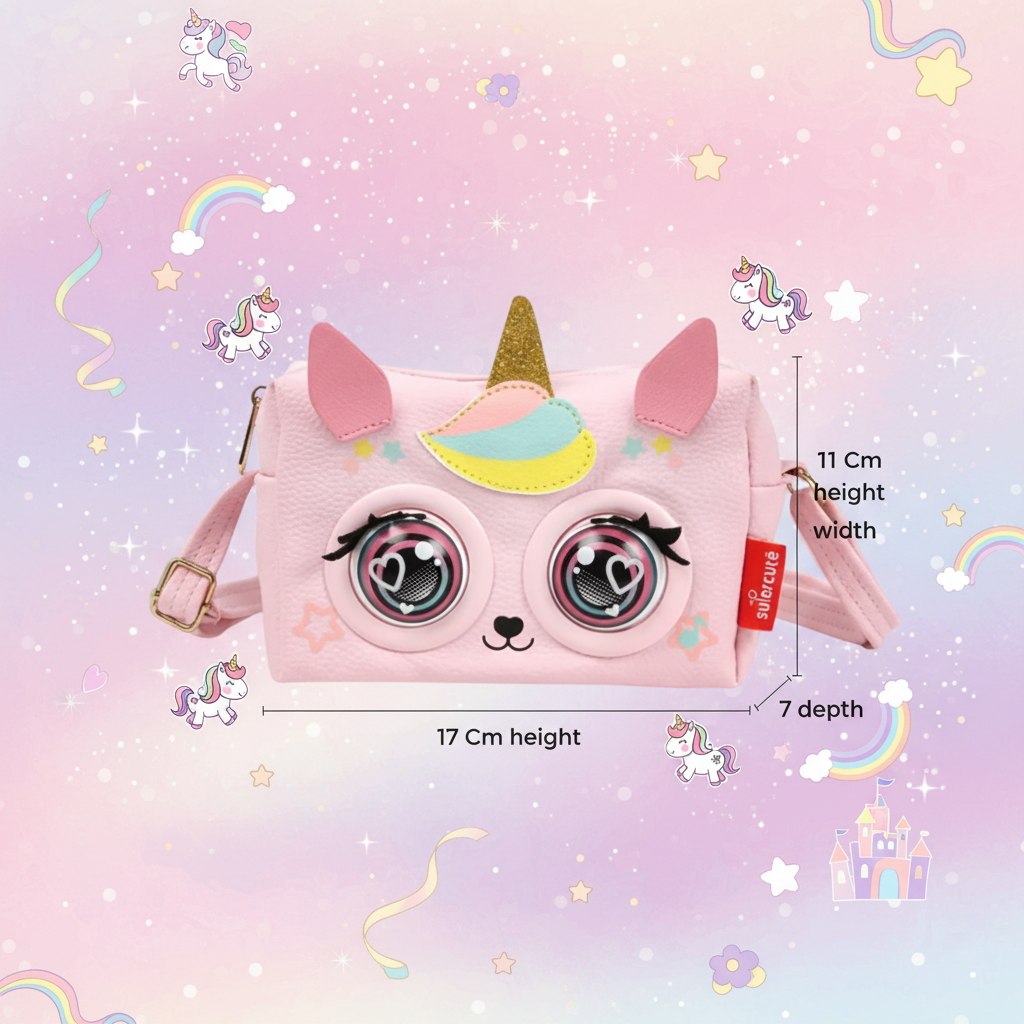 WINKING ELF SHOULDER BAG - UNICORN