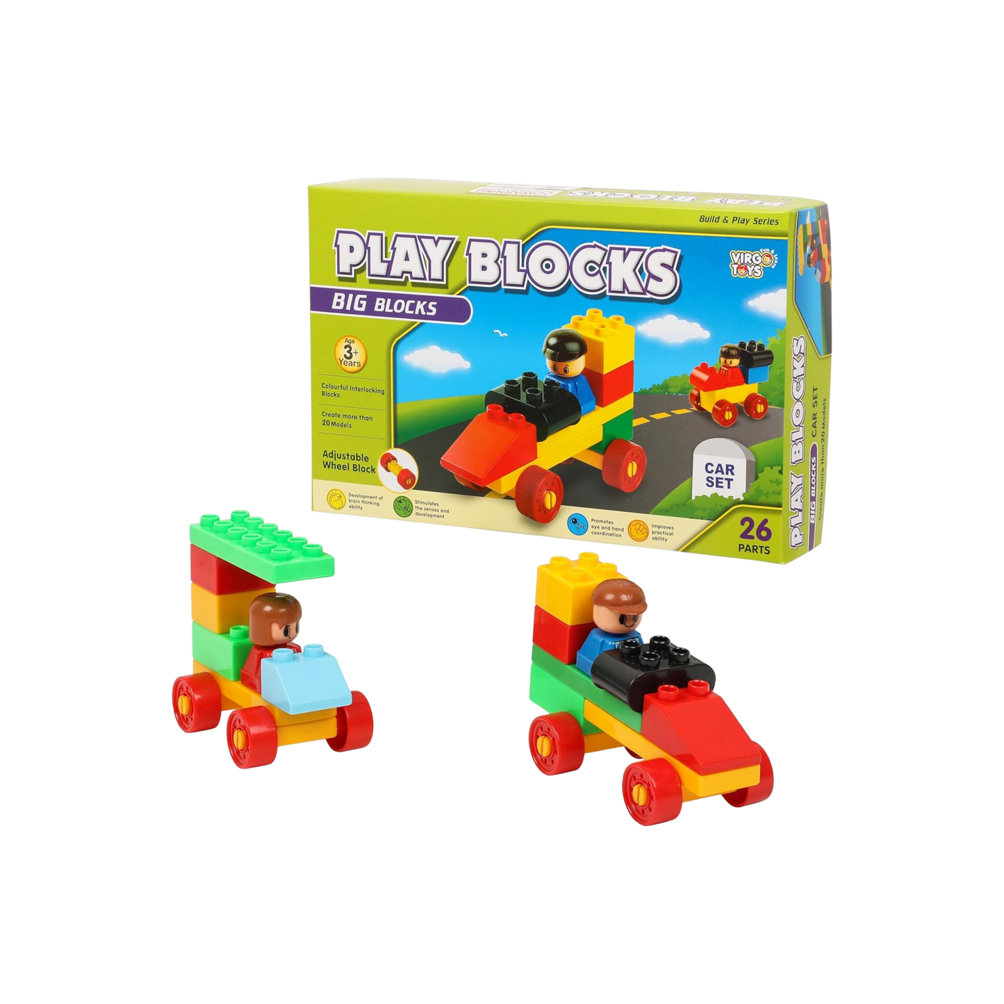PLAY BLOCKS - CAR SET