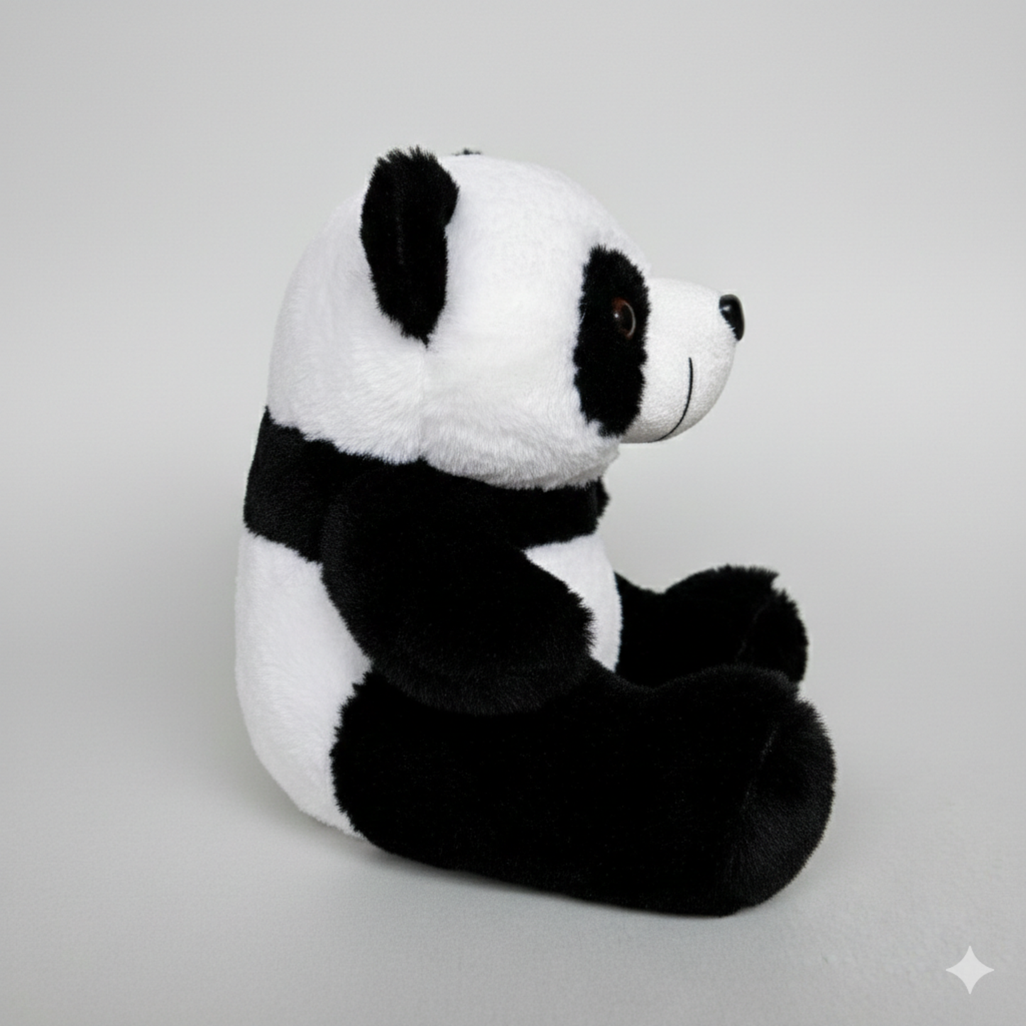 CUTE BLACK WHITE PANDA PLUSH TOY - 30 CMS