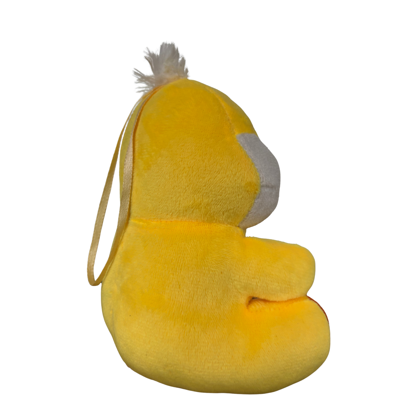 YELLOW HANGING DUCK SOFT TOY – 15 CM