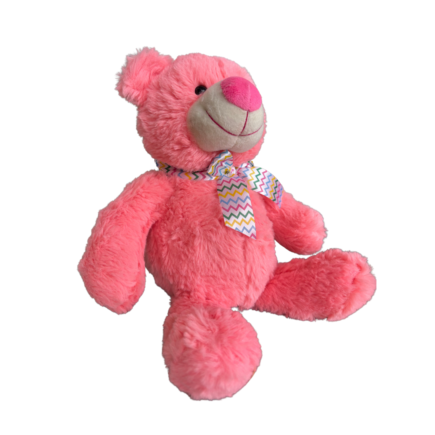 PINK TEDDY BEAR SOFT TOY – 29CM