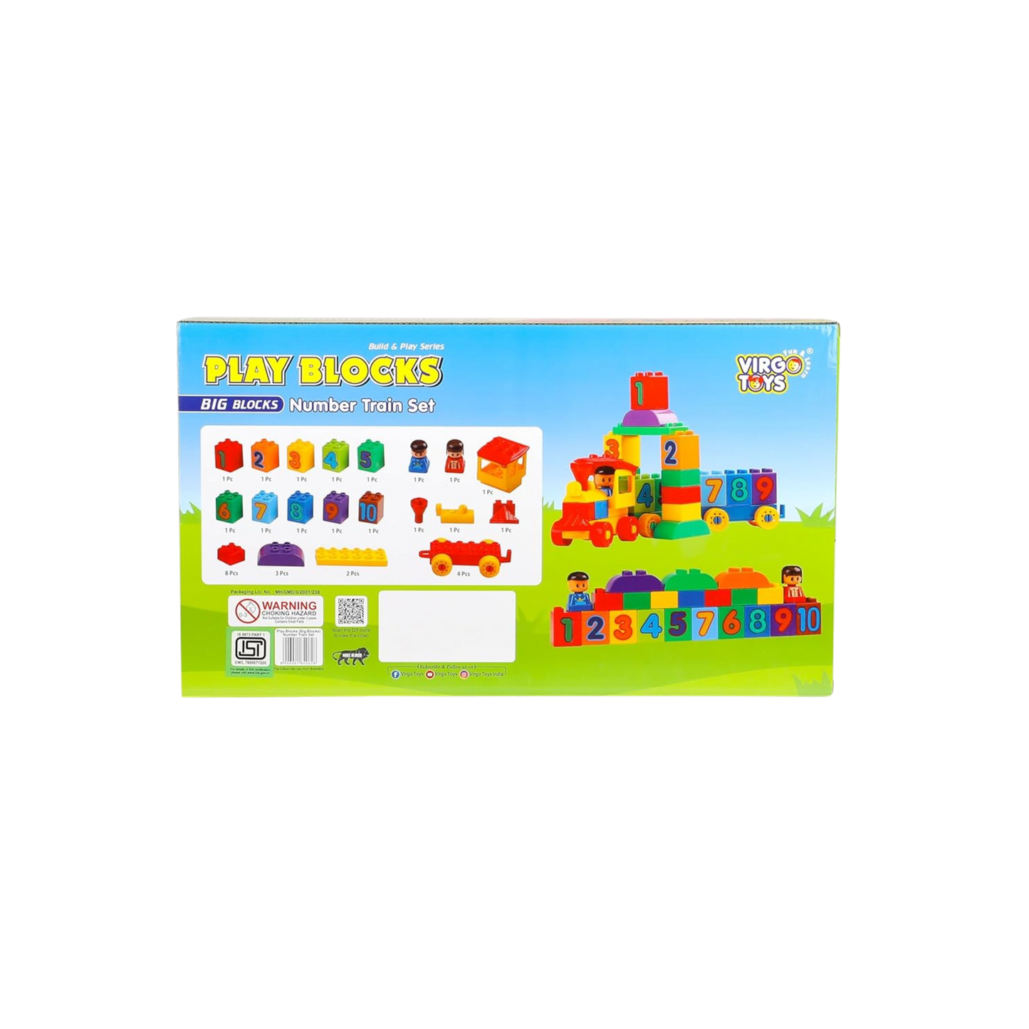 PLAY BLOCKS - NUMBER TRAIN SET