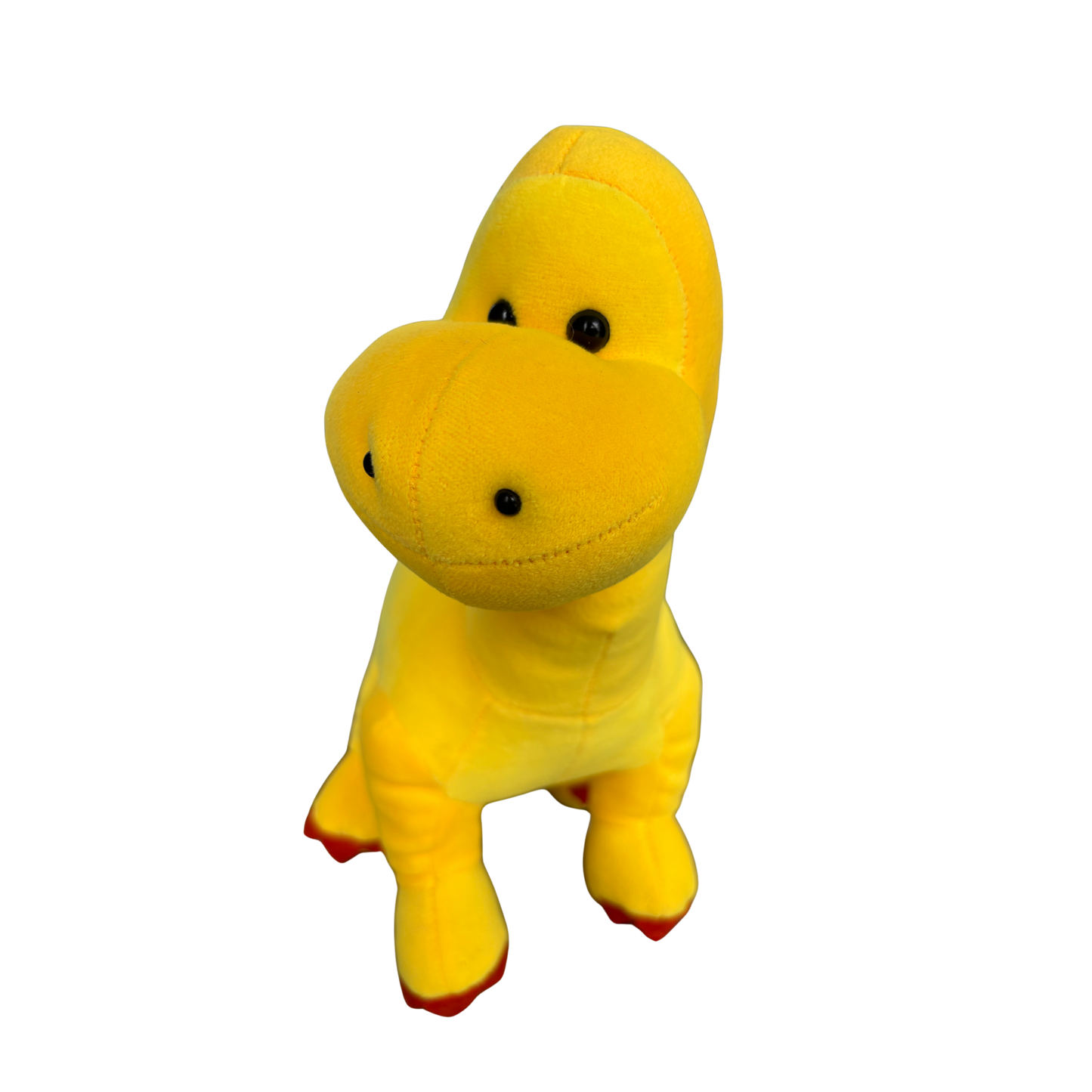 YELLOW DINOSOUR SOFT TOY - 25 CMS