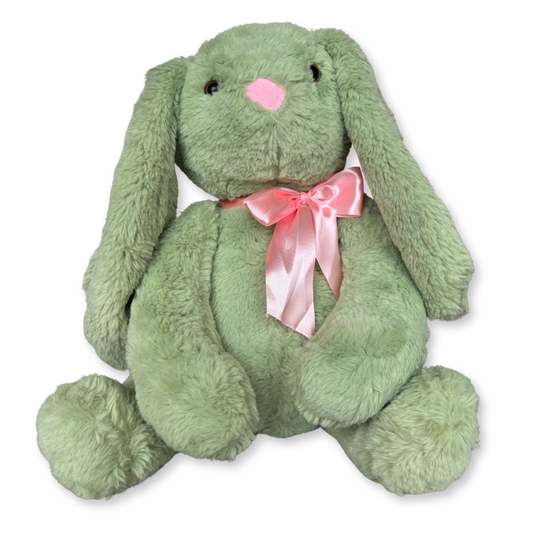 GREEN PLUSH BUNNY SOFT TOY - 36 CMS