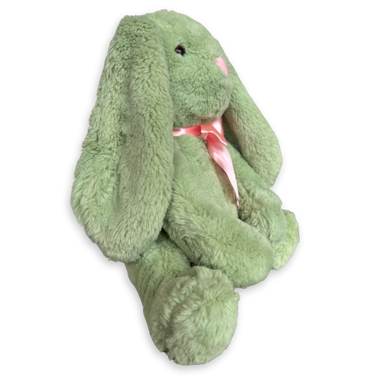 GREEN PLUSH BUNNY SOFT TOY - 36 CMS