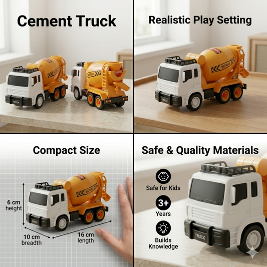 MINI CEMENT TRUCK TOY