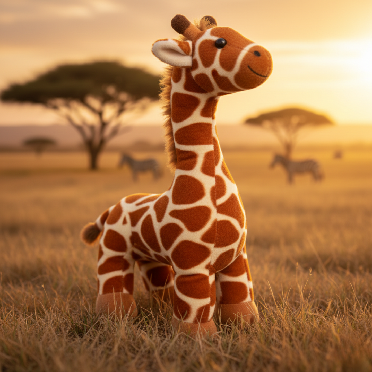 GIRAFFE PLUSH TOY SOFT - 32 CMS