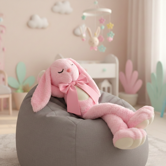 LONG LEGGED PINK BUNNY SOFT TOY – 62 CM