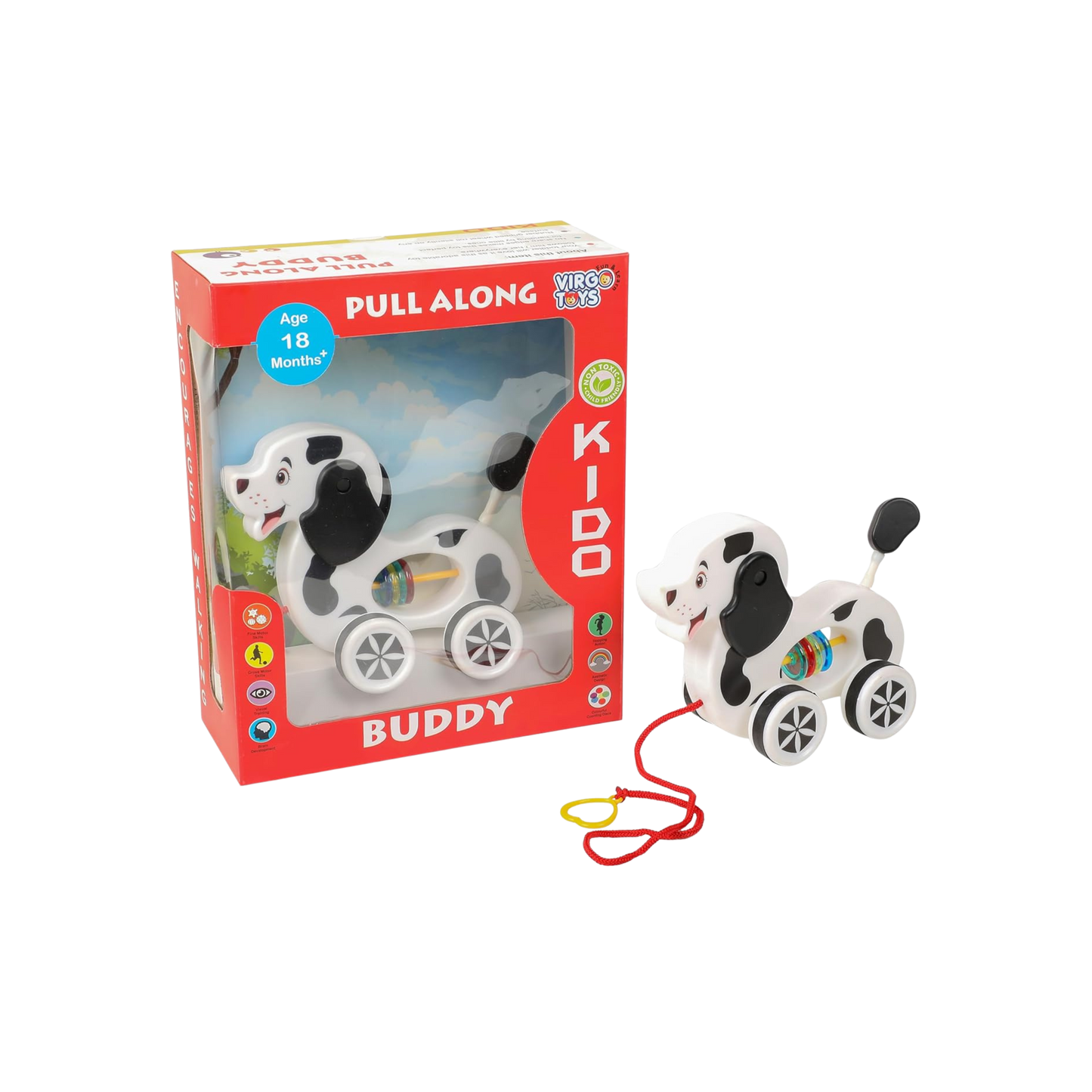 PULL ALONG BUDDY - DOG