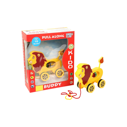 PULL ALONG BUDDY - LION