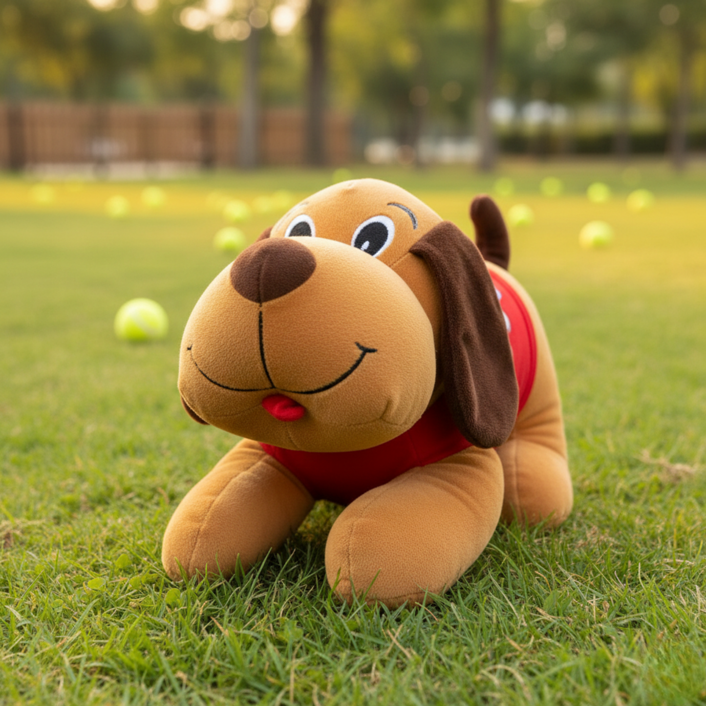 BUDDY PLUSH DOG SOFT TOY - 45 CM