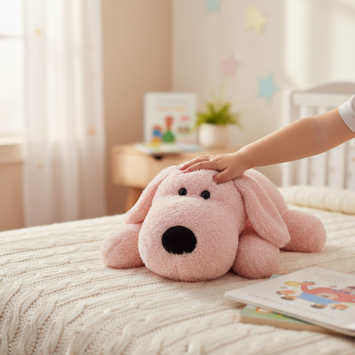 PINK FLOPPY DOG SOFT TOY – 40 CM