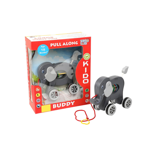 PULL ALONG BUDDY - ELEPHANT