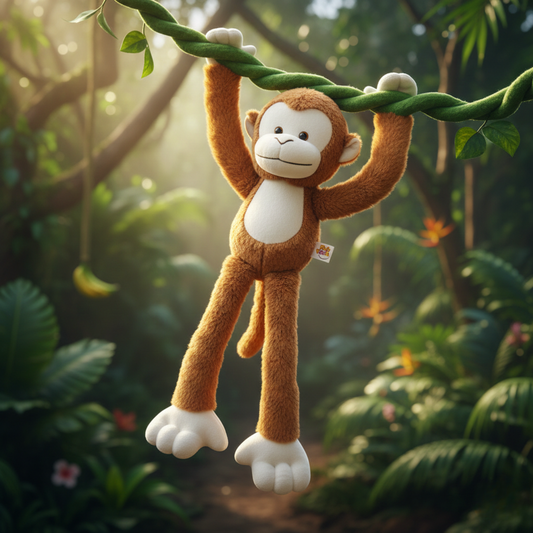LONG LEG MONKEY SOFT TOY - 62 CMS
