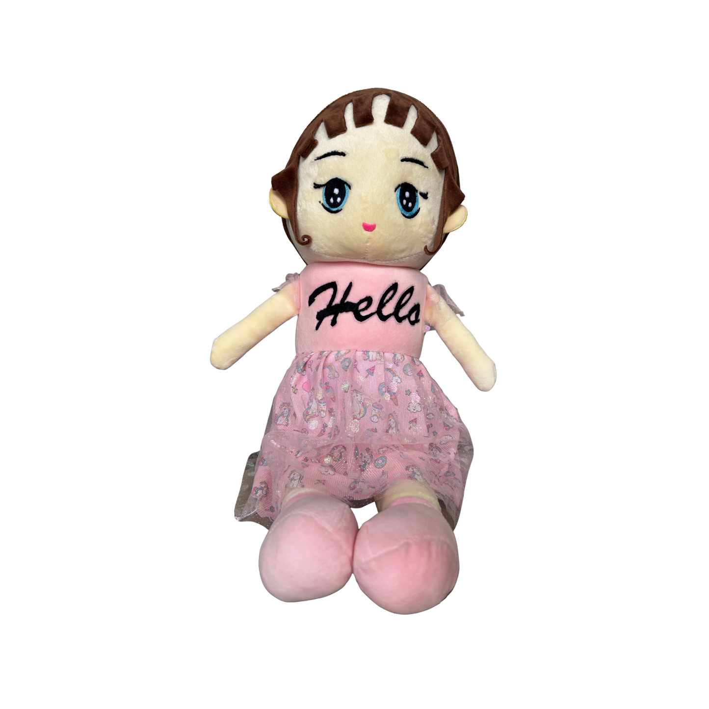 HELLO PINK DOLL - 60 CMS