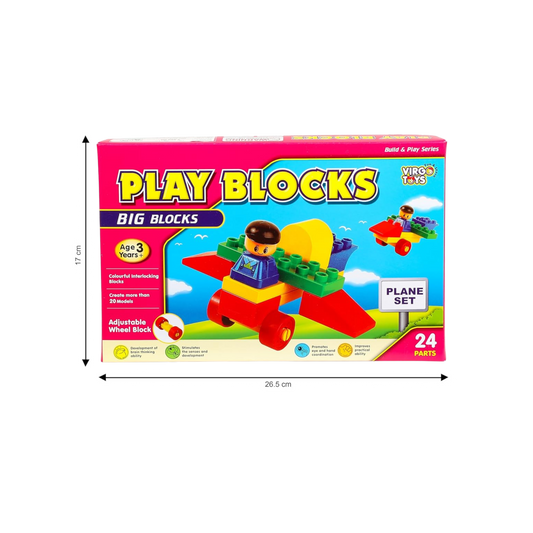 PLAY BLOCKS - PLANE SET