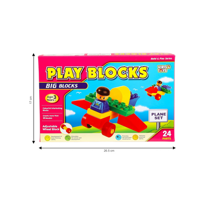 PLAY BLOCKS - PLANE SET