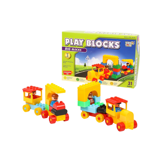 PLAY BLOCKS - LOCOMOTIVE SET