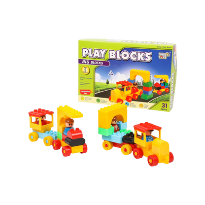 PLAY BLOCKS - LOCOMOTIVE SET