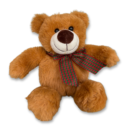 CLASSIC TEDDY BEAR WITH BOW - 29 CMS