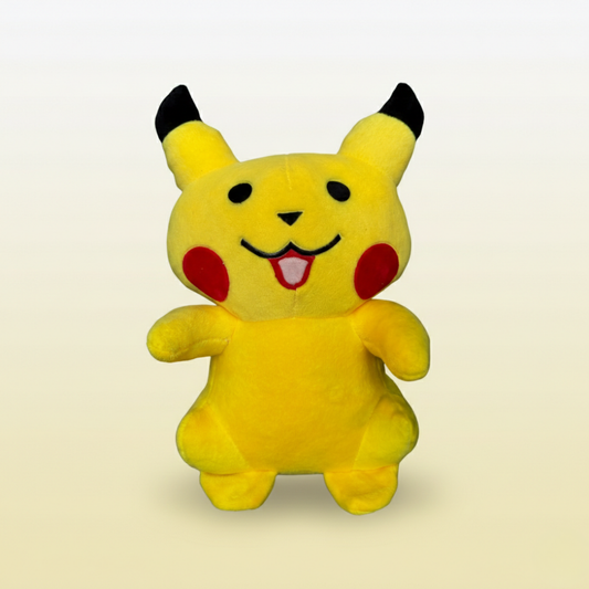 CUTE YELLOW MOUSE PLUSH TOY WITH RED CHEEKS - 35 CMS