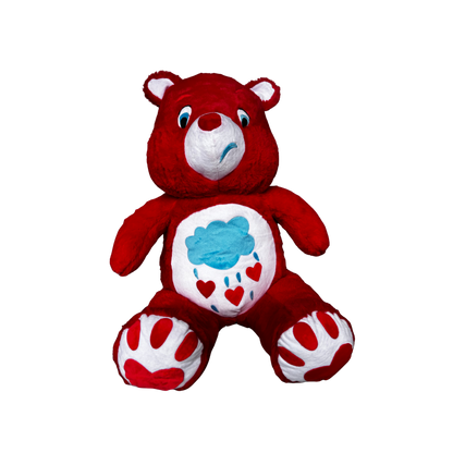 RED CARE BEAR - 70 CMS