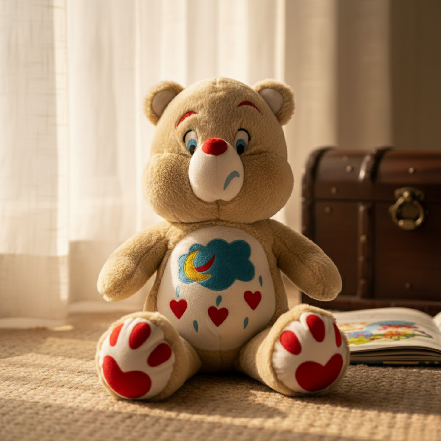 CARE BEAR SOFT TOY - 68 CMS
