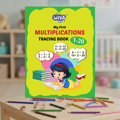 MY FIRST MULTIPLICATIONS 1-20 TRACING BOOK