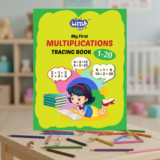 MY FIRST MULTIPLICATIONS 1-20 TRACING BOOK