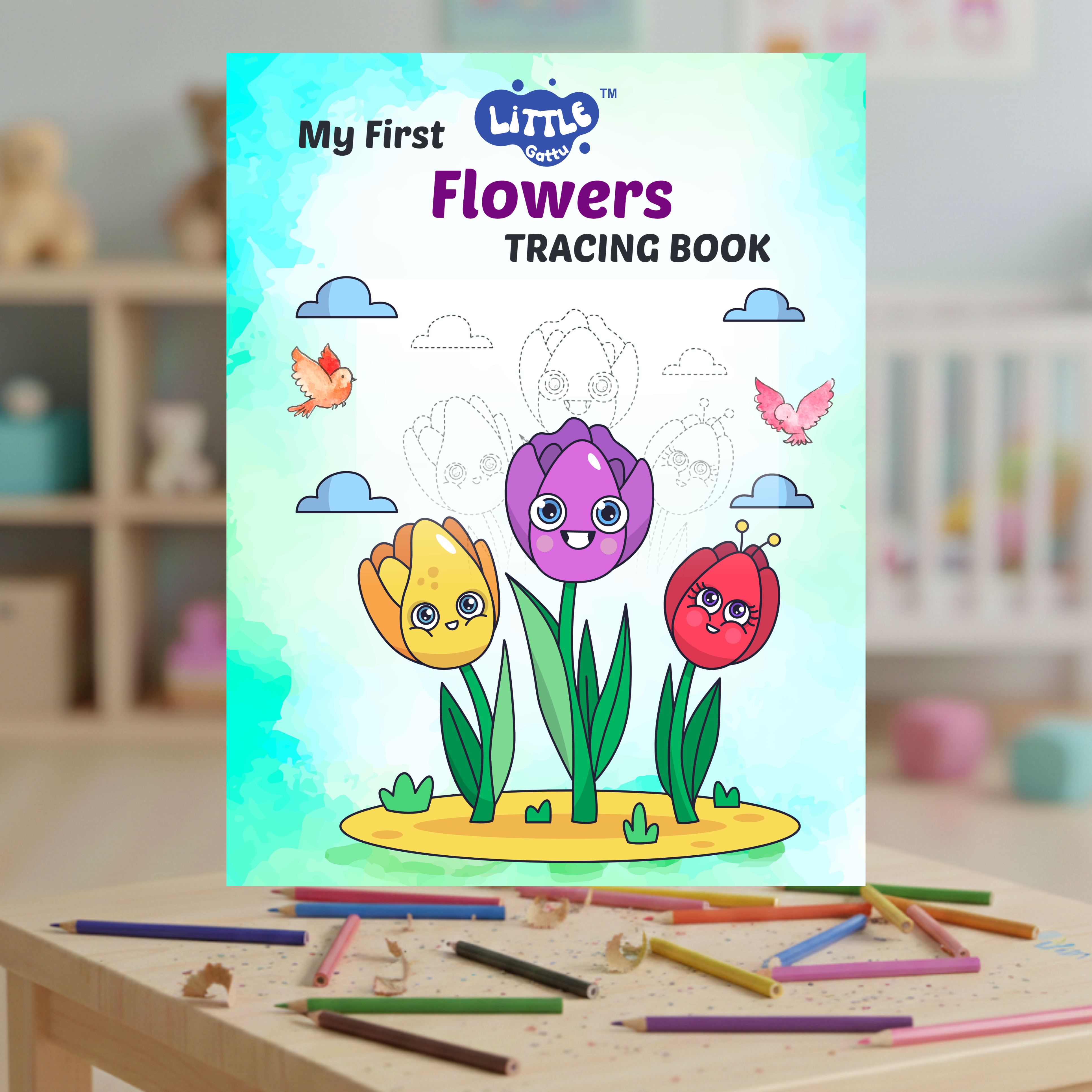 MY FIRST FLOWERS TRACING BOOK – Little Gattu