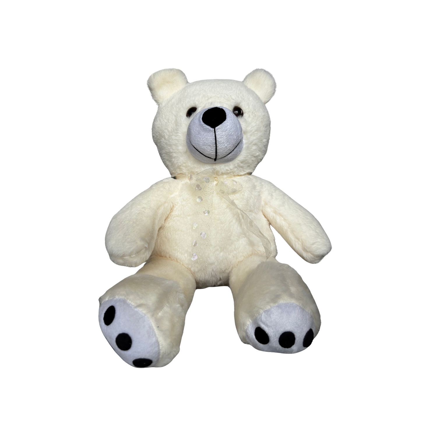 CLASSIC WHITE TEDDY BEAR - 50 CMS