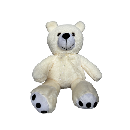 CLASSIC WHITE TEDDY BEAR - 50 CMS