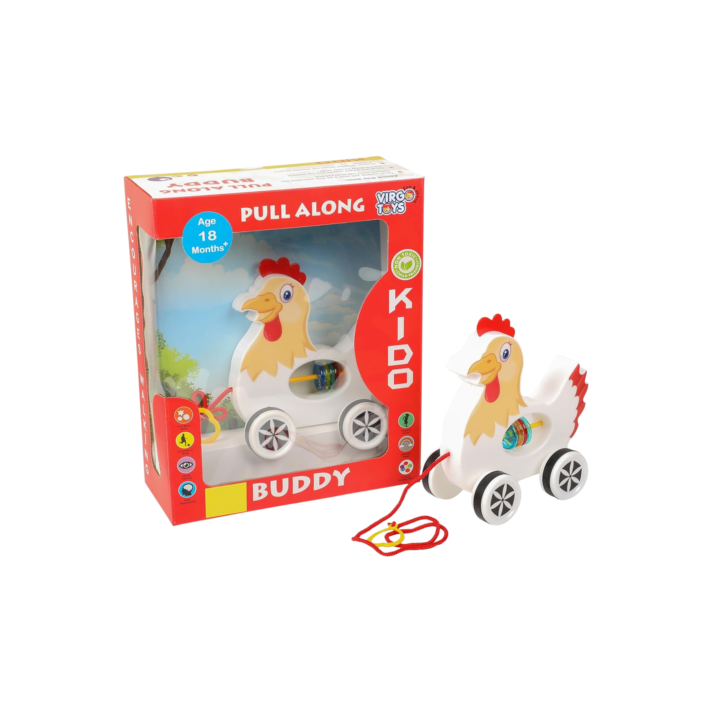 PULL ALONG BUDDY - CHICKEN