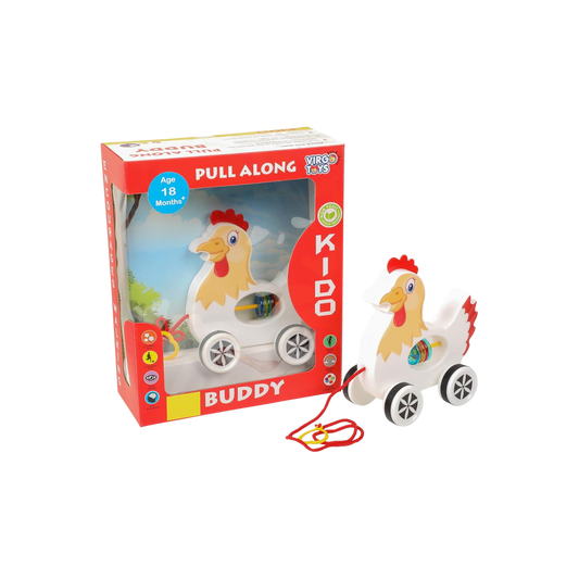 PULL ALONG BUDDY - CHICKEN