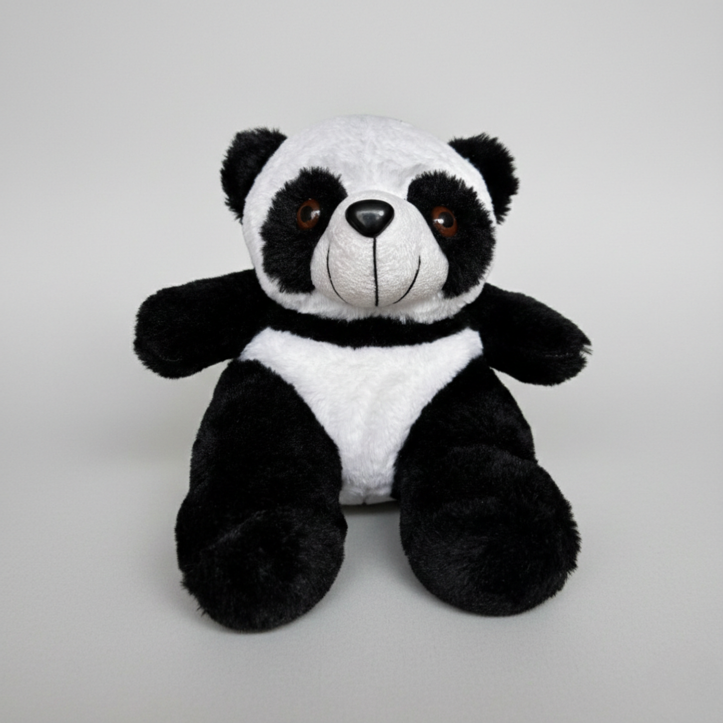CUTE BLACK WHITE PANDA PLUSH TOY - 30 CMS