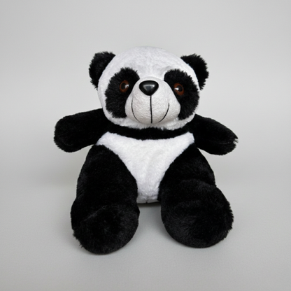 CUTE BLACK WHITE PANDA PLUSH TOY - 30 CMS
