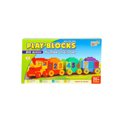 PLAY BLOCKS - NUMBER TRAIN SET