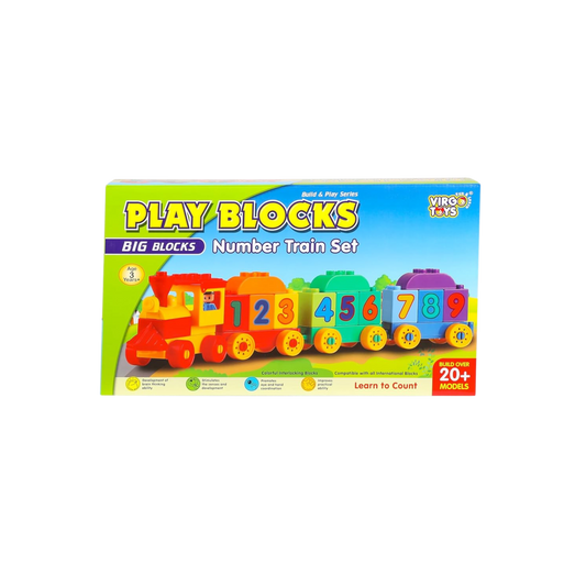 PLAY BLOCKS - NUMBER TRAIN SET