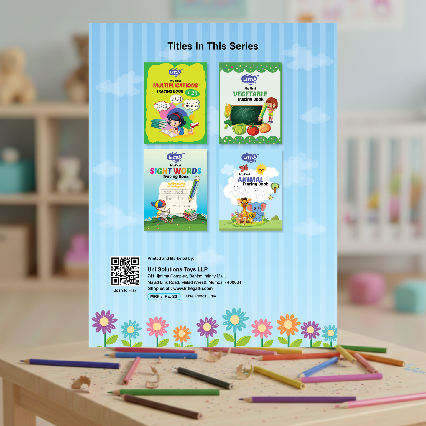 MY FIRST 1-100 NUMBERS TRACING BOOK