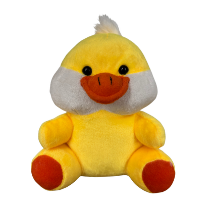 YELLOW HANGING DUCK SOFT TOY – 15 CM
