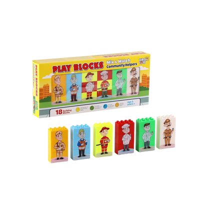 PLAY BLOCK MIX N MATCH - COMMUNITY HELPERS